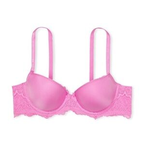 New Victorias Secret Dream Angels Lightly Lined Lace Demi Bra Size 34C